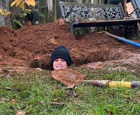 William Brown loved digging, his family say