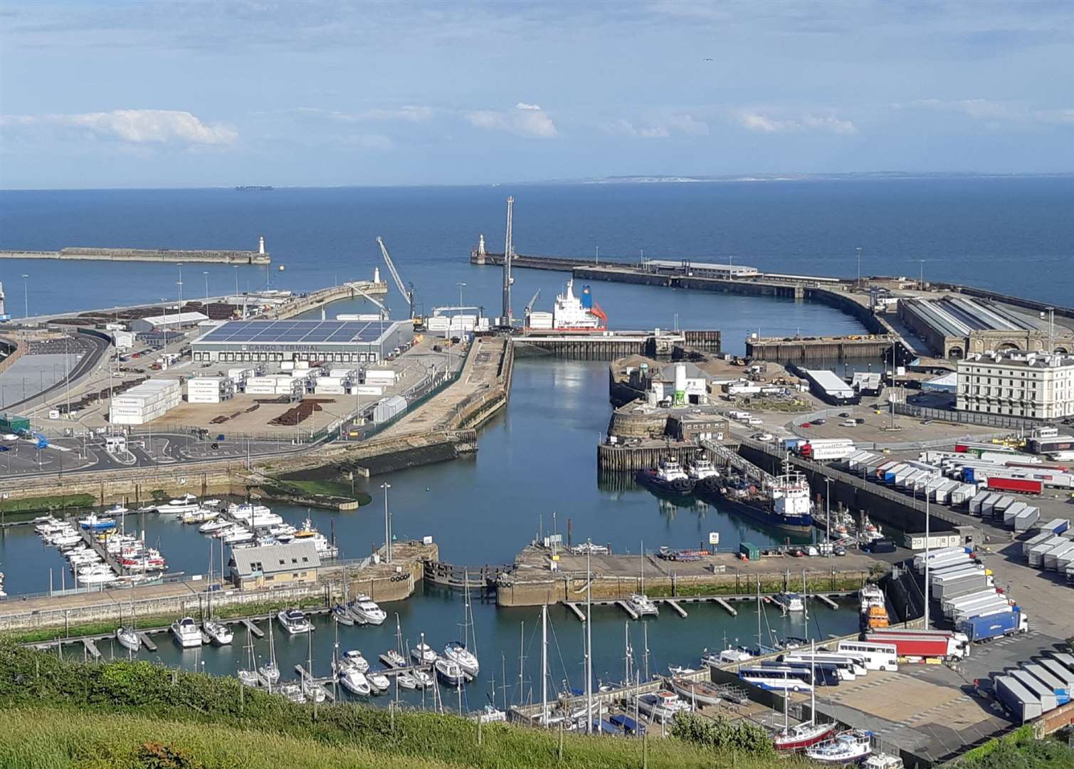 Material from the Goodwin Sands was wanted to redevelop Dover Western Docks