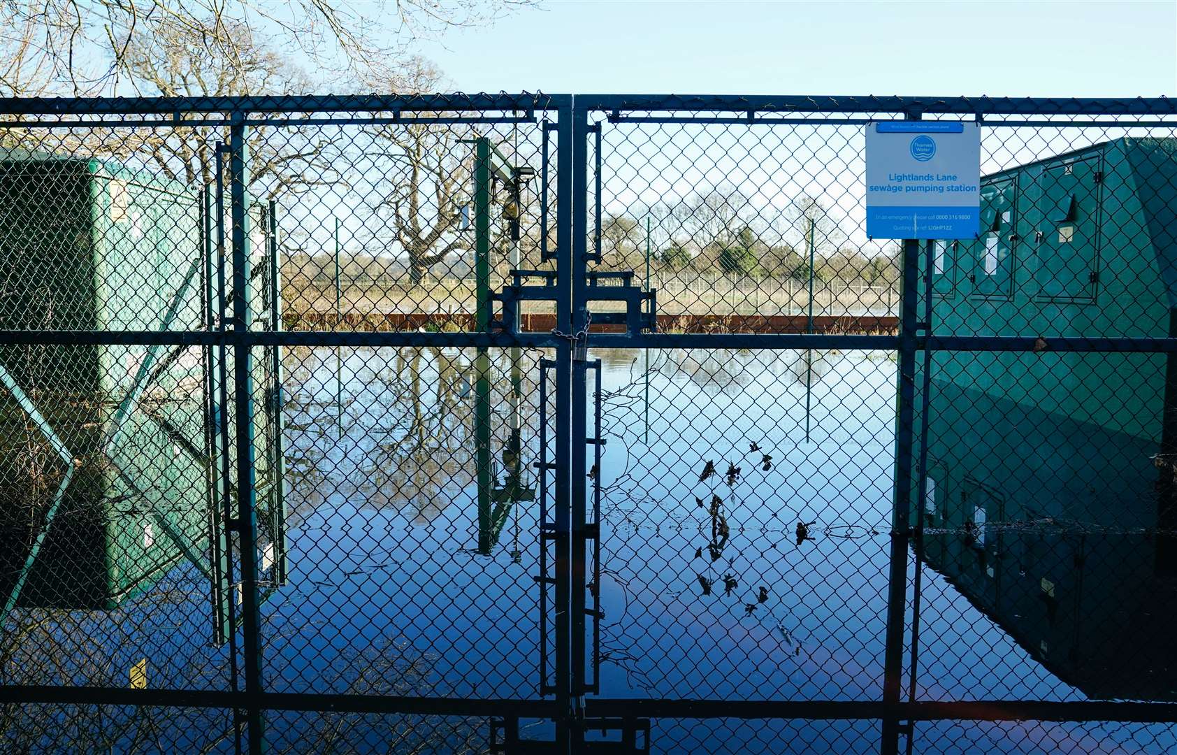 Thames Water apologised to residents after a pumping station in Berskhire flooded following heavy rainfall earlier this year (Andrew Matthews/PA)