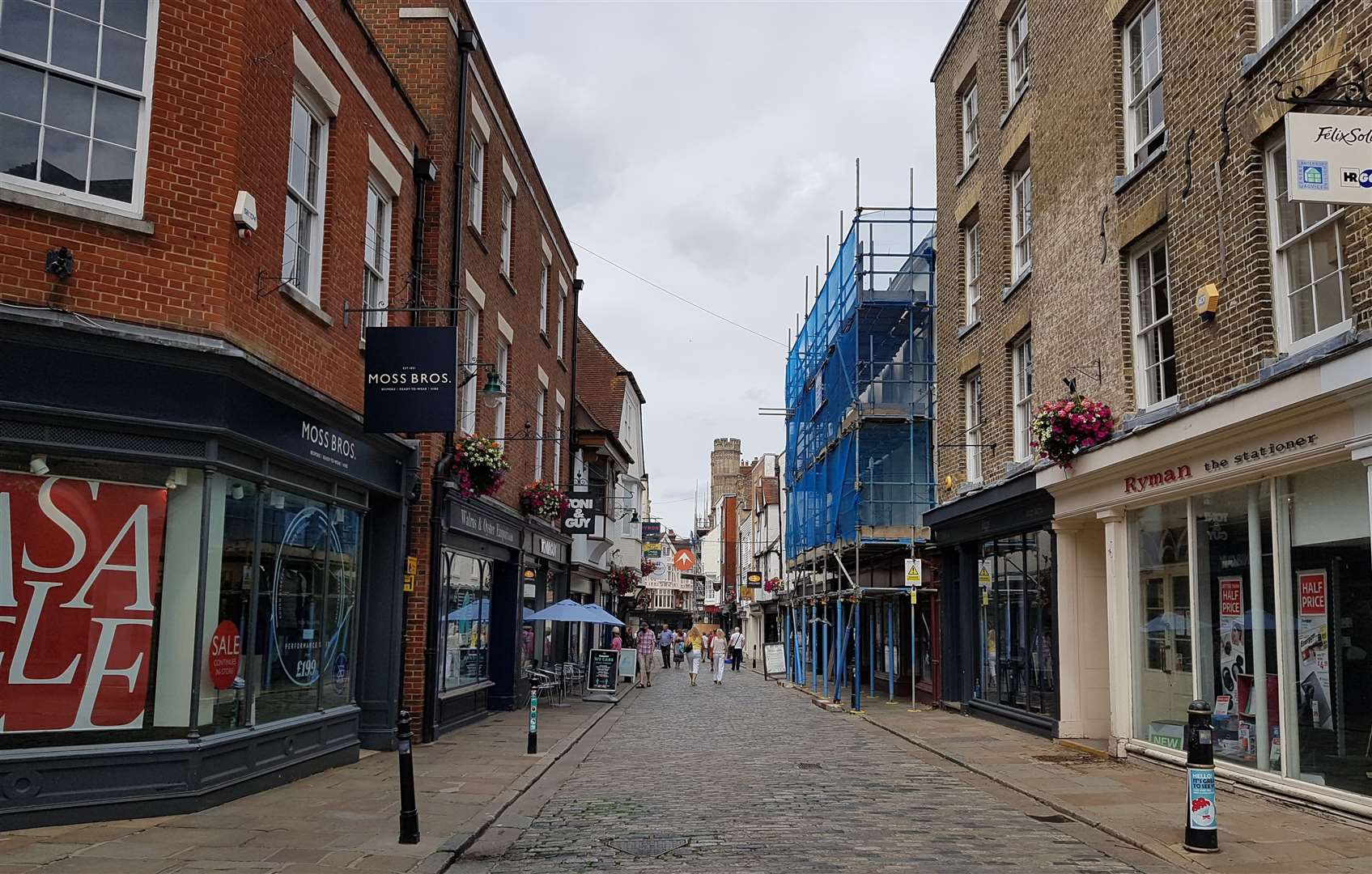 Will city and town centres - such as Canterbury's - be hit hard by a major fall in student numbers?