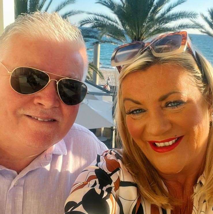The mum of three was on holiday in Cyprus with her husband Sean. Picture: Ruth Lowry