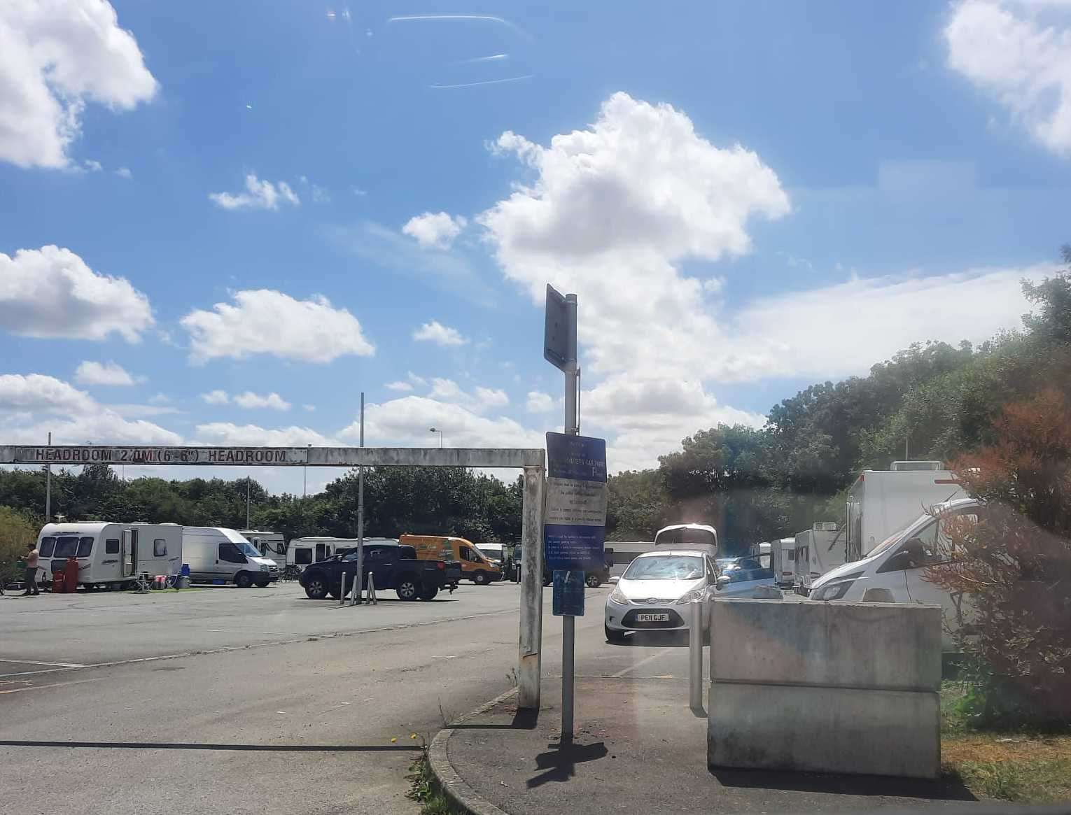 Wigmore coach park was intended to be a temporary site for three months
