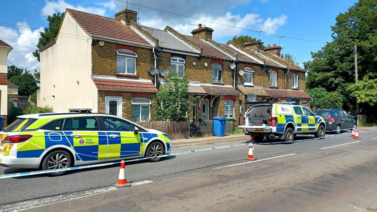 Police were called to North Street in Milton Regis on Thursday (July 20)