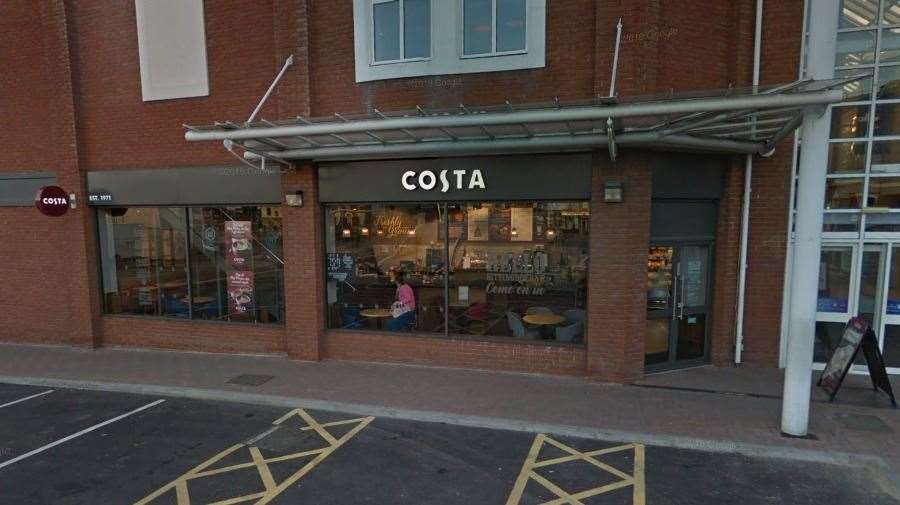 The Costa Coffee at The Forum in Sittingbourne. Picture: Google