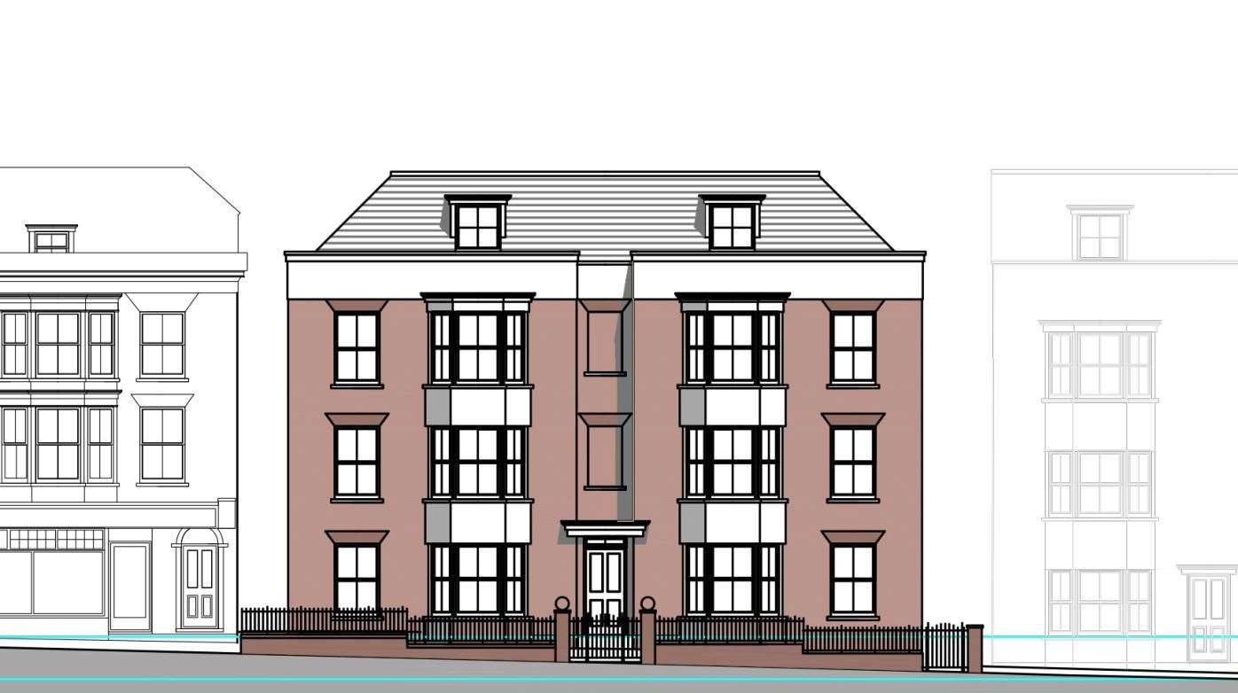 Plans for 10 flats have been accepted