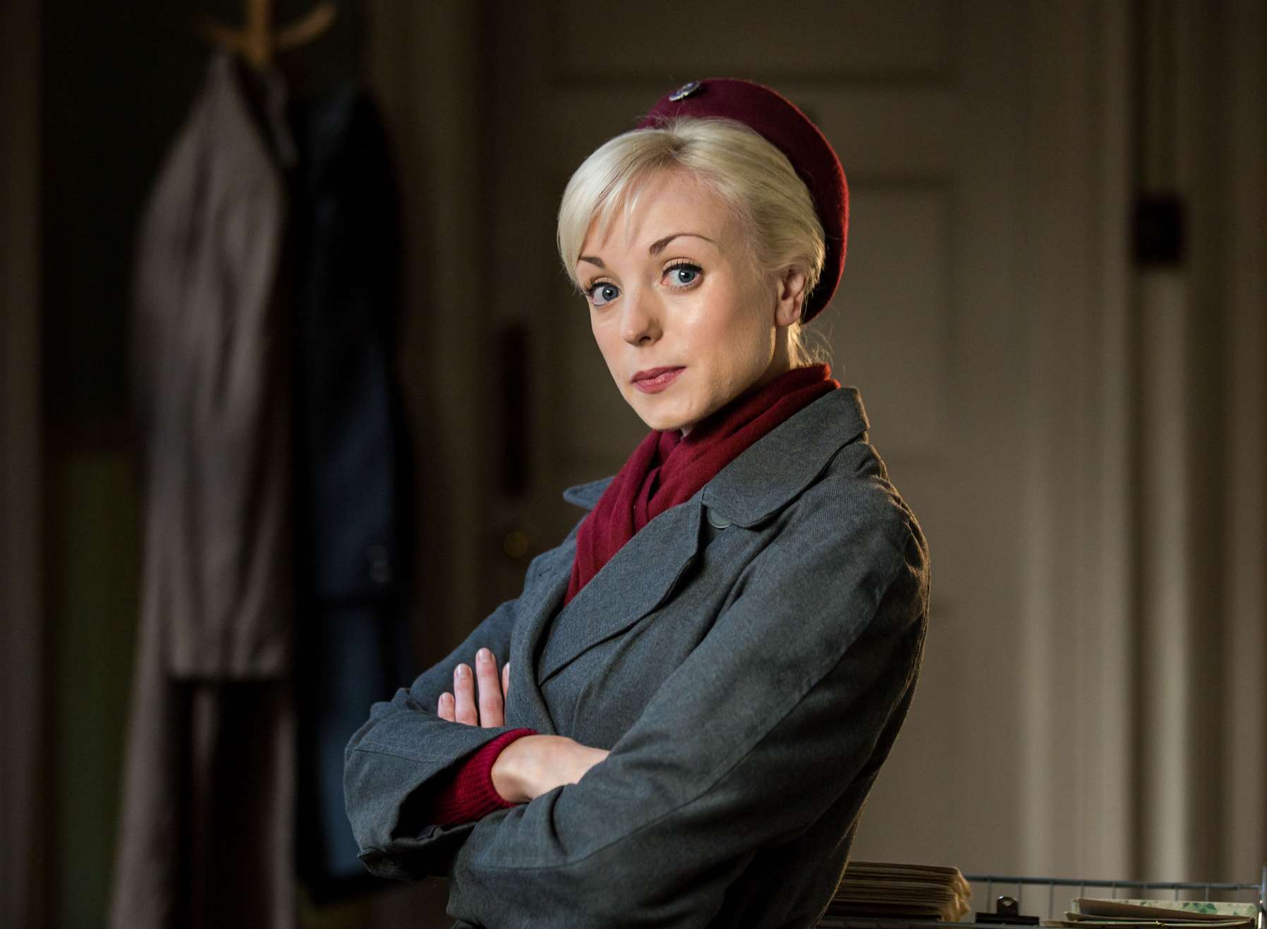 Helen George as Trixie Franklin. Picture: Neal Street Productions/Sophie Mutevelian