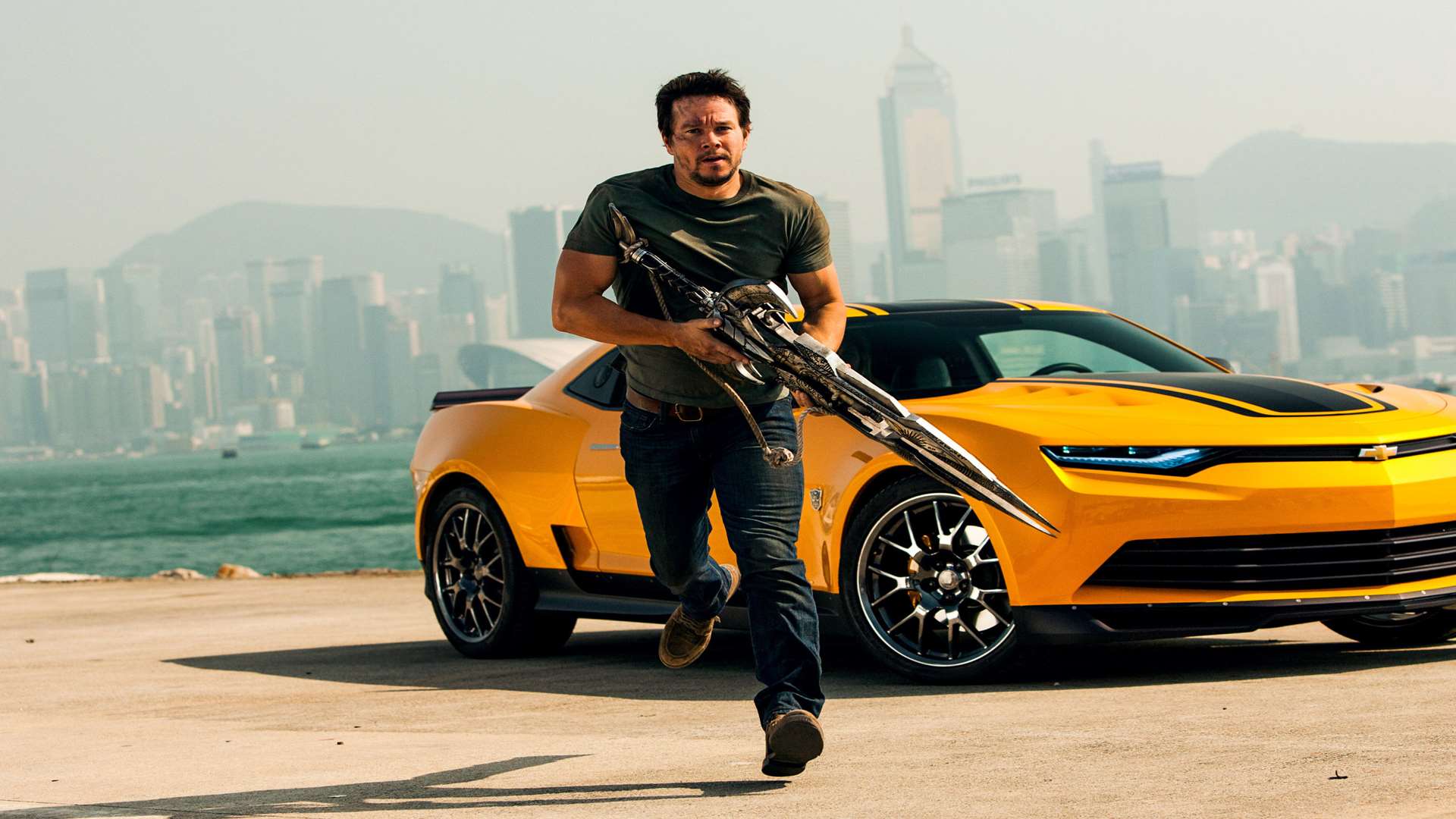 Mark Wahlbert as Cade Yeager, in Transformers: Age Of Extinction. Picture: PA Photo/Paramount Pictures UK