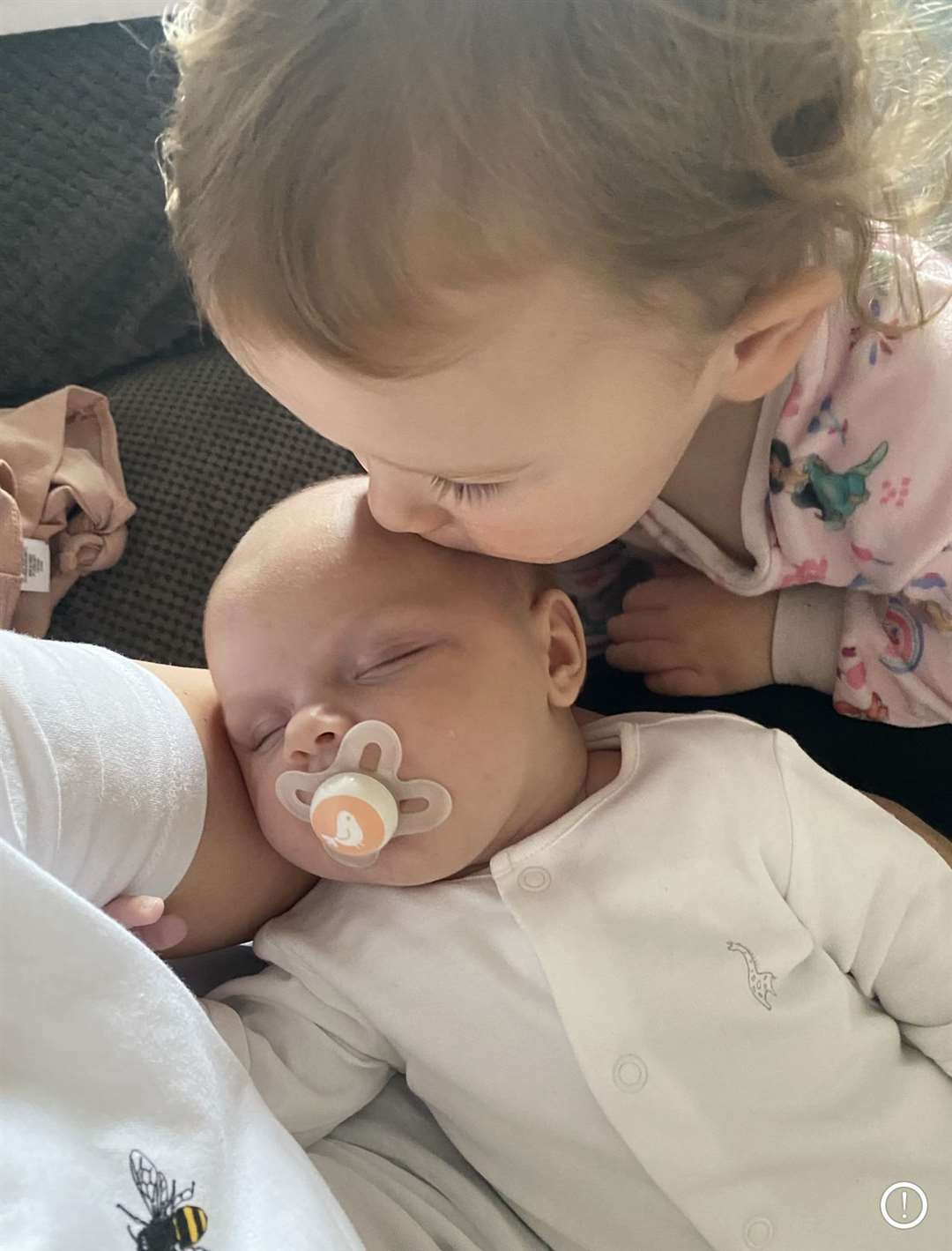 Sophie Collins' daughters, Delilah and Daisy Picture: Sophie Collins