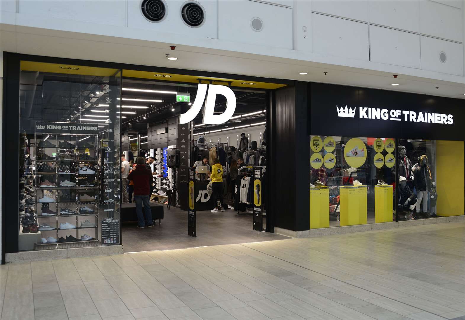 Ashford's JD Sports when it opened in 2017. Picture: Paul Amos