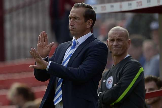 Gills manager Justin Edinburgh thinks tactics at Oakwell Picture: Barry Goodwin