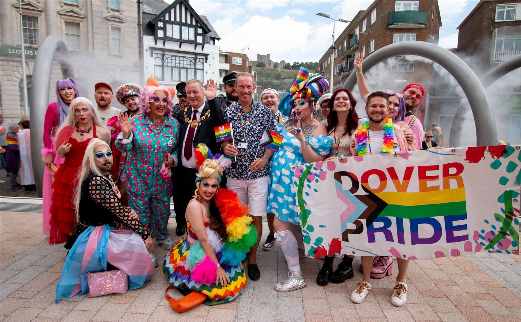 Dover Pride will see a colourful parade march through the town over the bank holiday weekend