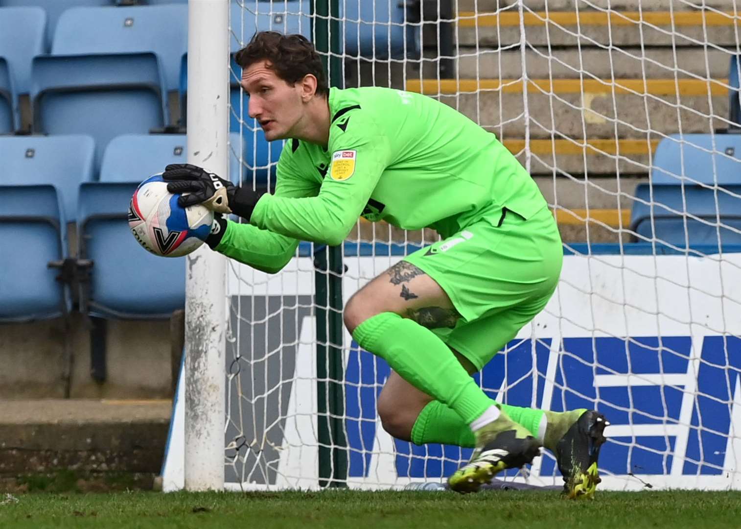 Jack Bonham has joined Stoke City after leaving Gilingham. Picture: Keith Gillard (48672388)