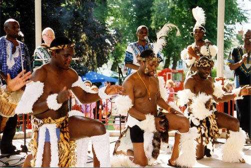 The U'Zambezi dance group