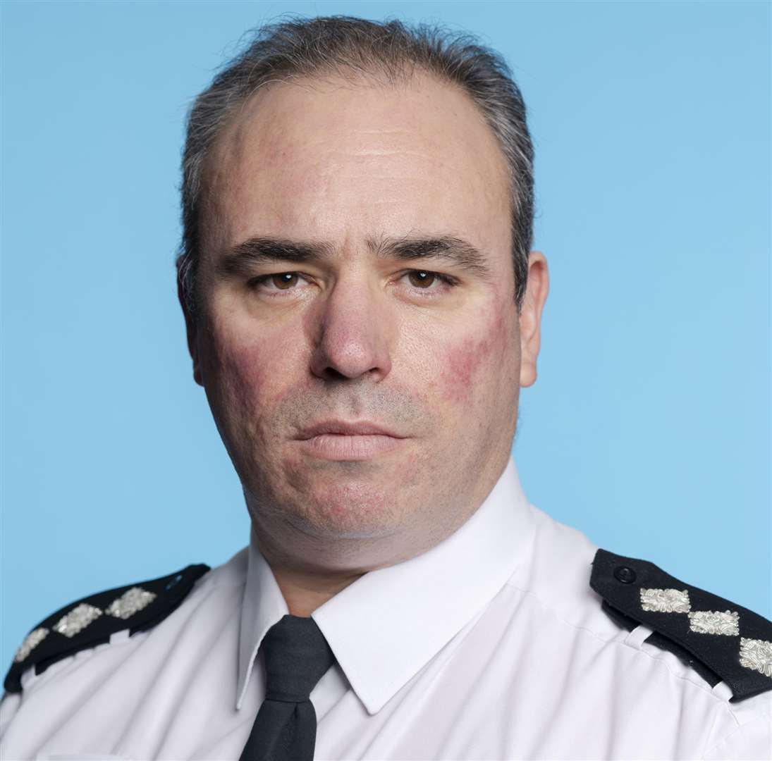 Ch Insp Gary Woodward, district commander for Maidstone Picture: Kent Police (51337086)