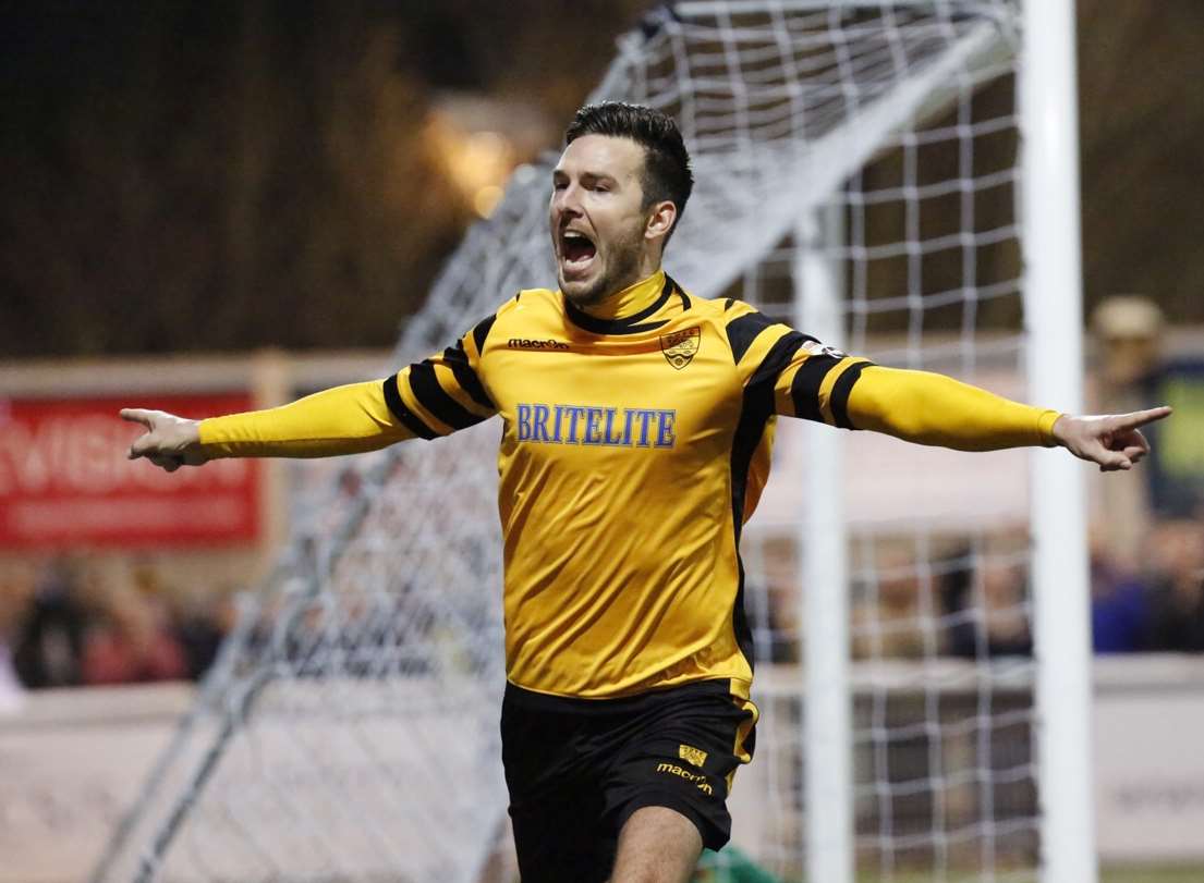 Maidstone player-coach Jamie Coyle is leaving the Gallagher Picture: Matthew Walker