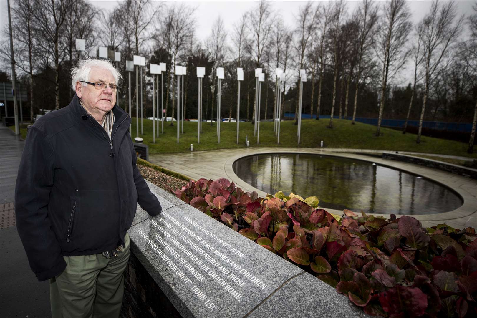 Michael Gallagher at the Memorial Garden (PA)
