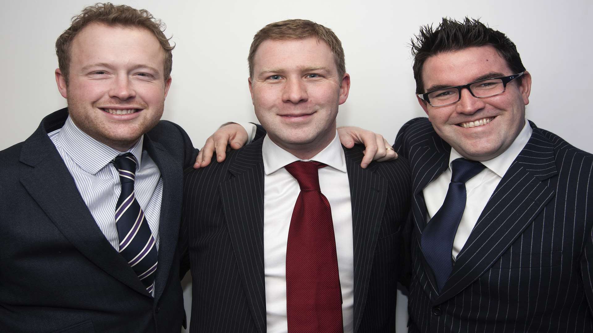 Shore Group founders, from left, Lewis Yorke Johnson, James Hobden and Frank Ashbee