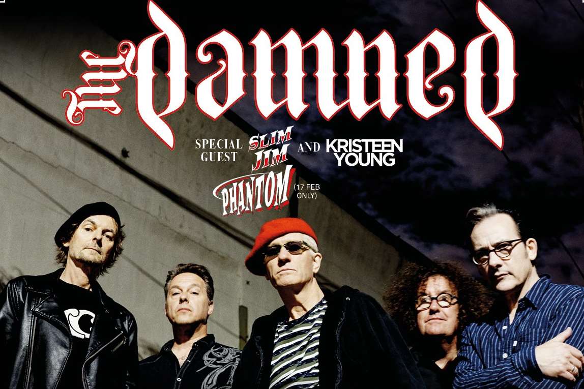 The Damned at Folkestone as part of their Evil Spirits tour