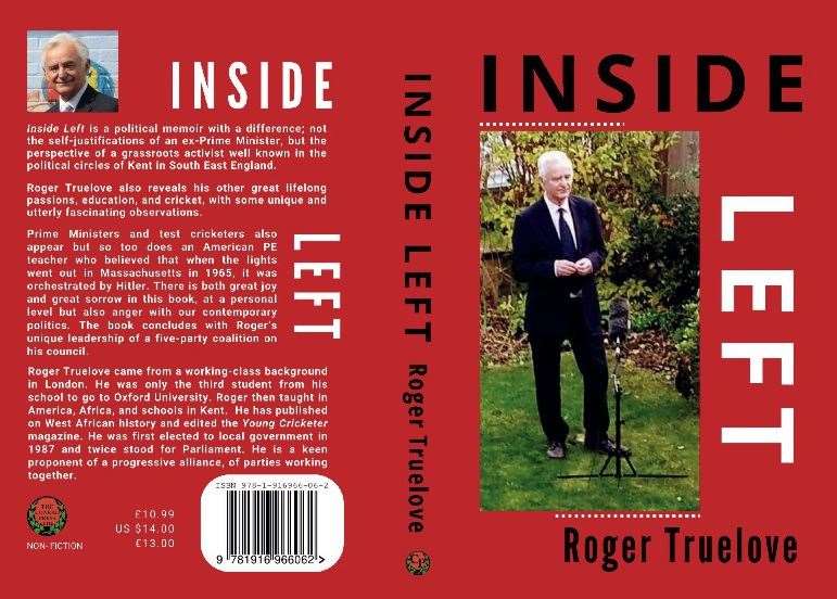 The memoir is called Inside Left. Picture: The Conrad Press