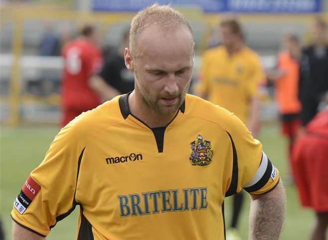 Maidstone skipper Steve Watt faces a three-game ban Picture: Martin Apps