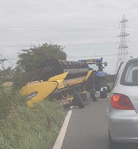 It happened on the A259 Guldeford Lane