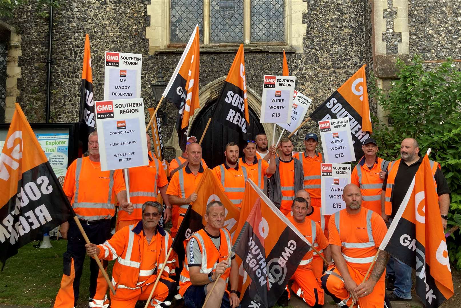 Canterbury bin strikers say the industrial action will go on until at least September 10