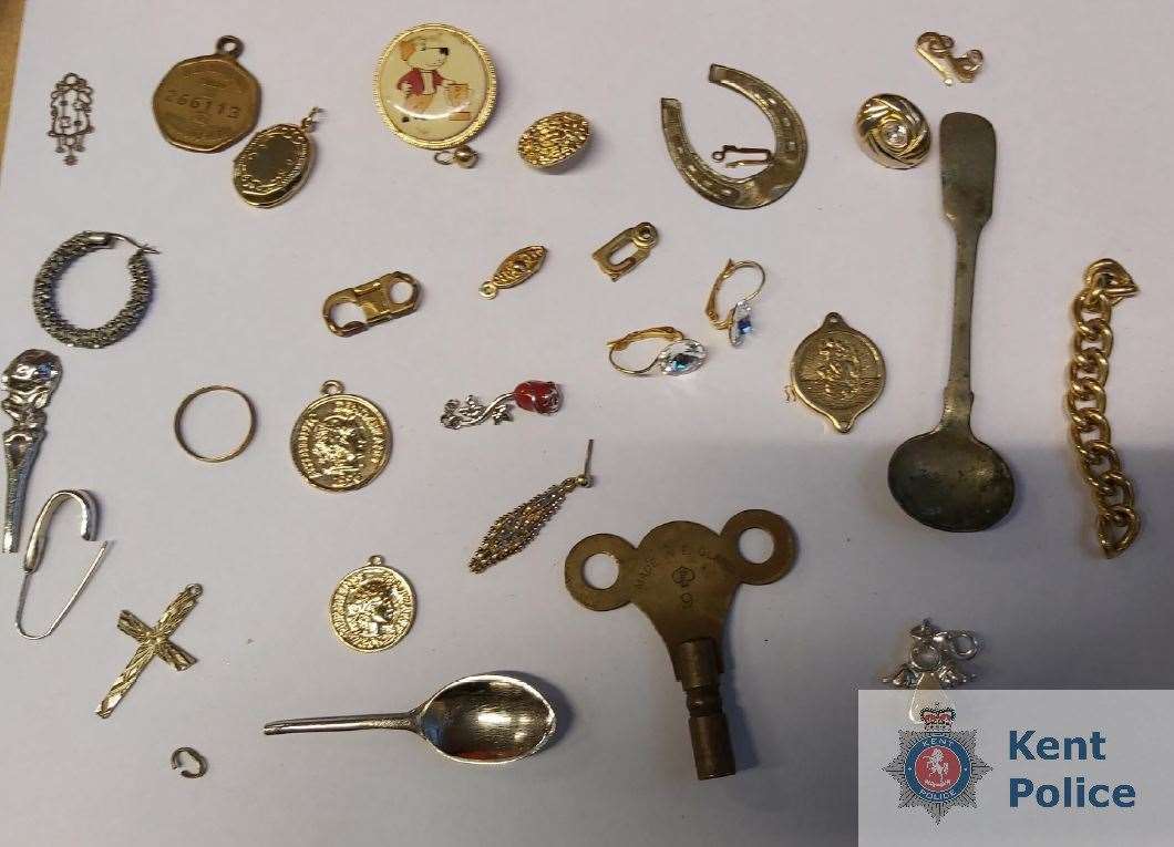 The 'stolen' items. Picture: Kent Police