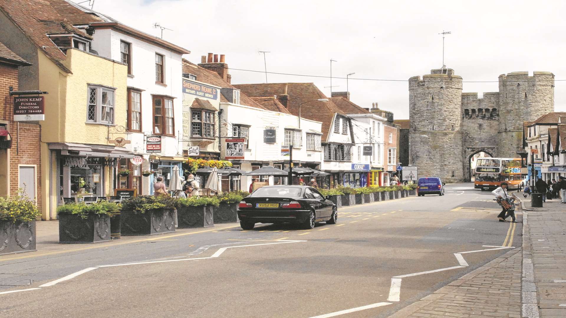 Firefighters were called to a blaze at a pub in St Dunstan's Street, Canterbury.
