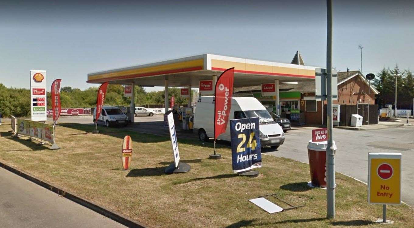 The Shell petrol station in Old Thanet Way. Picture: Google Street View
