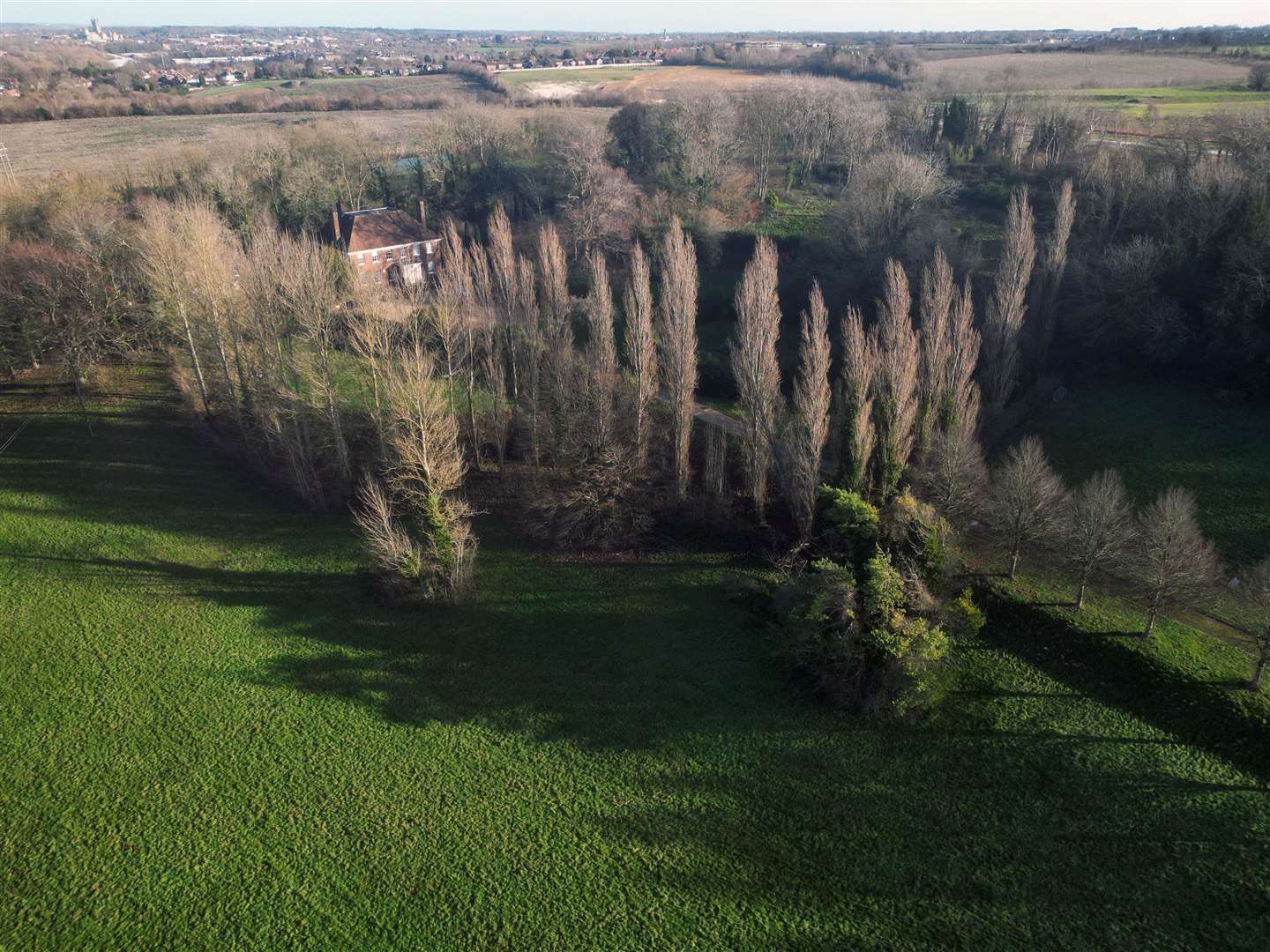 CHH Buiding Solutions wants to transform the Milton Manor House site in Thanington, Canterbury, into a 100-home estate. Picture: Barry Goodwin