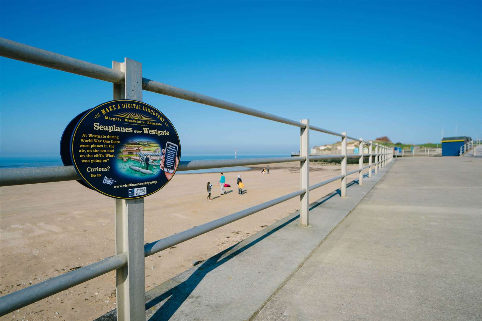 Plaques have been installed all over Thanet, including in Westgate. Picture: Thanet District Council