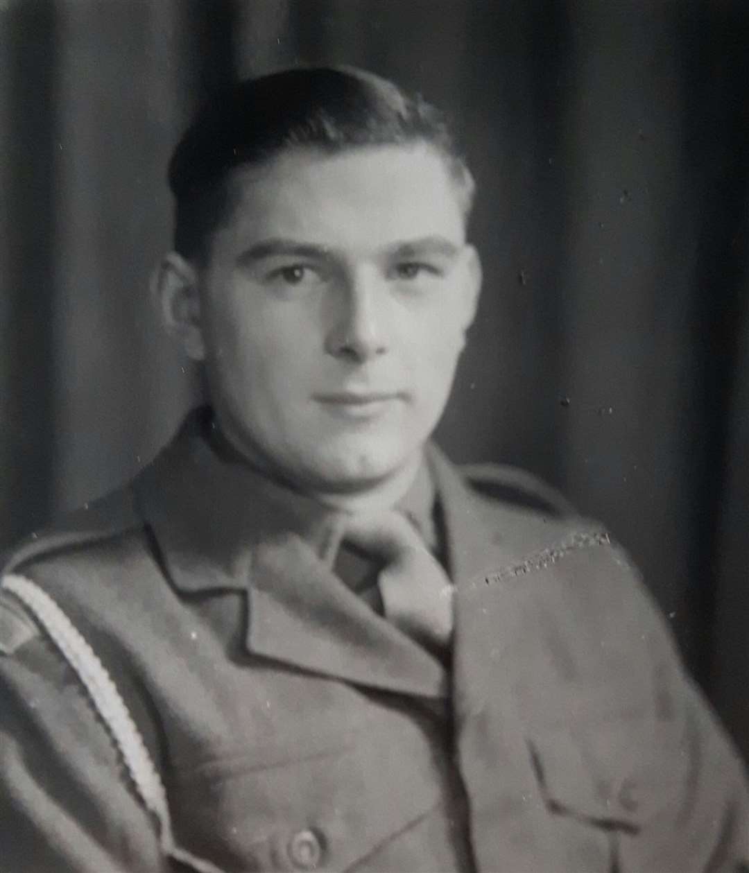 Don Esland during his National Service