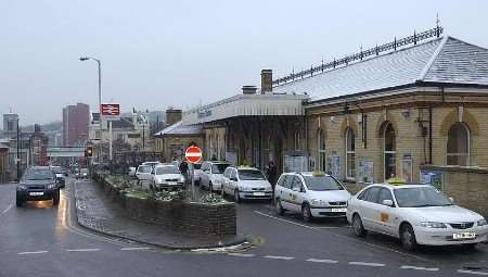 The incident happened outside Chatham railway station