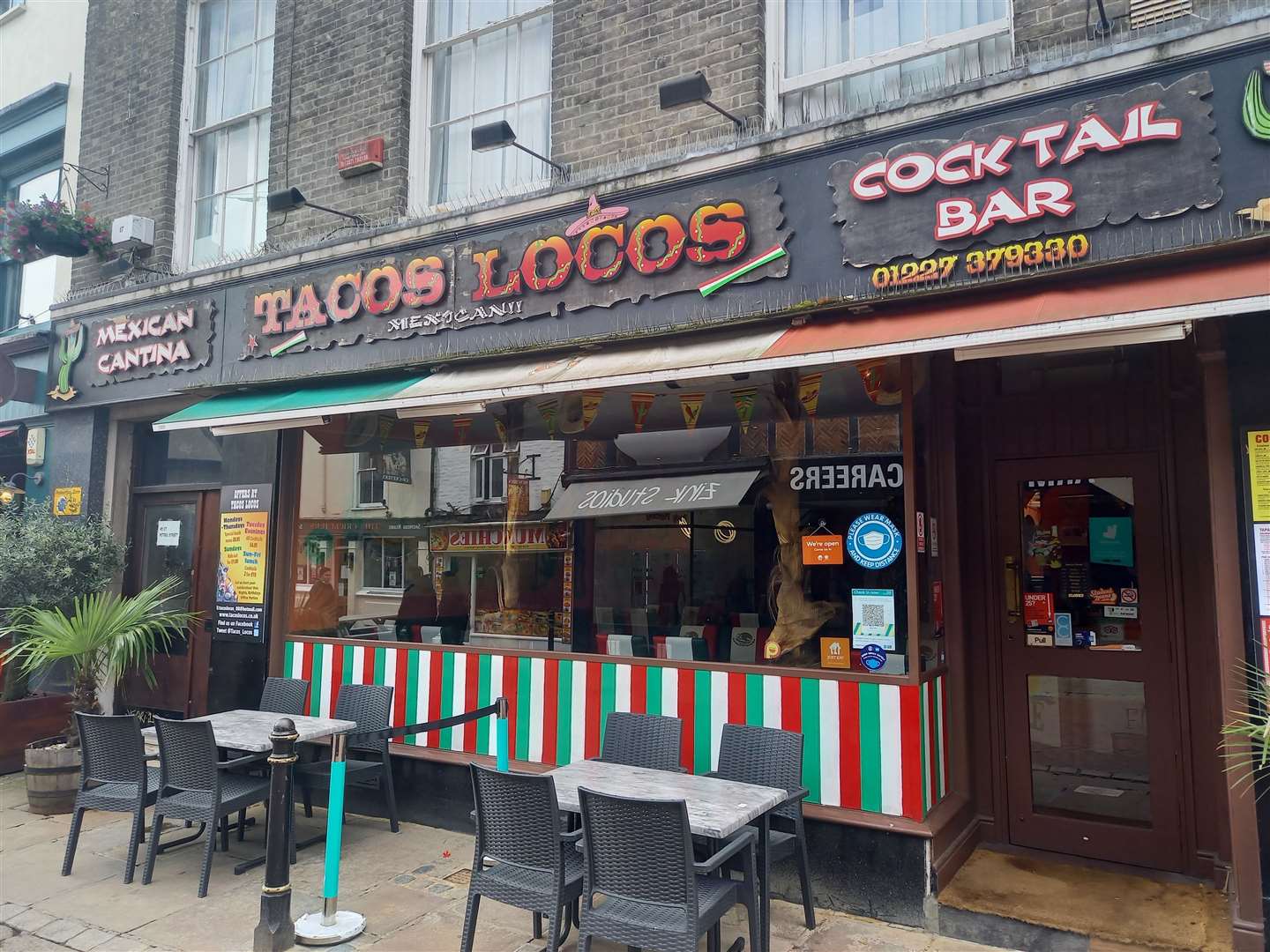 Tacos Locos has been hit with the worst hygiene rating in the Canterbury district
