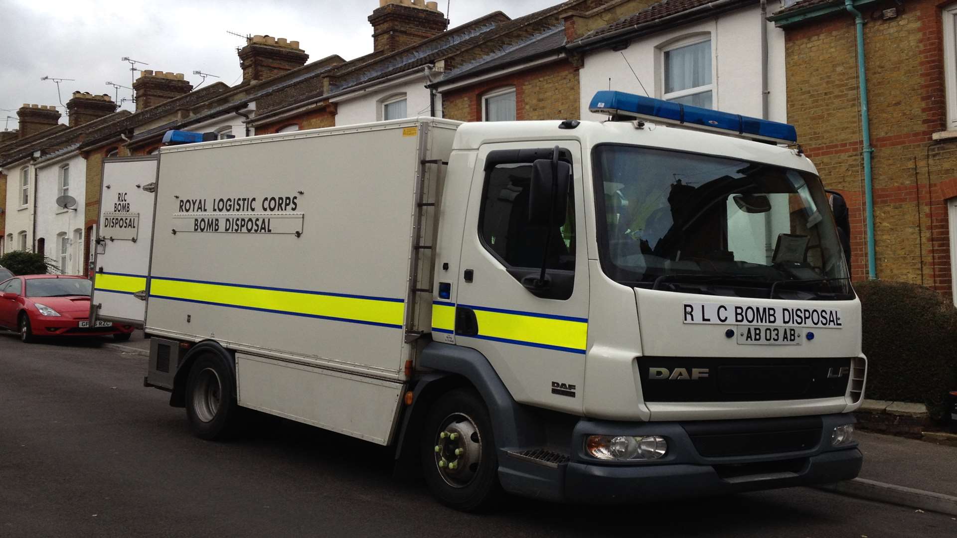 Bomb disposal experts were called to Pope Street in Maidstone