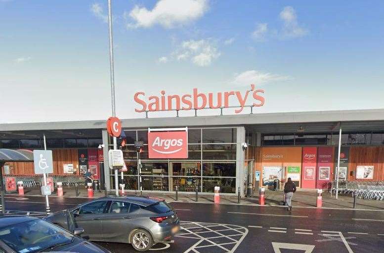 The Sainsbury's store in Wingfield Bank, Northfleet