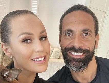 Kate and Rio Ferdinand. Picture: Instragram