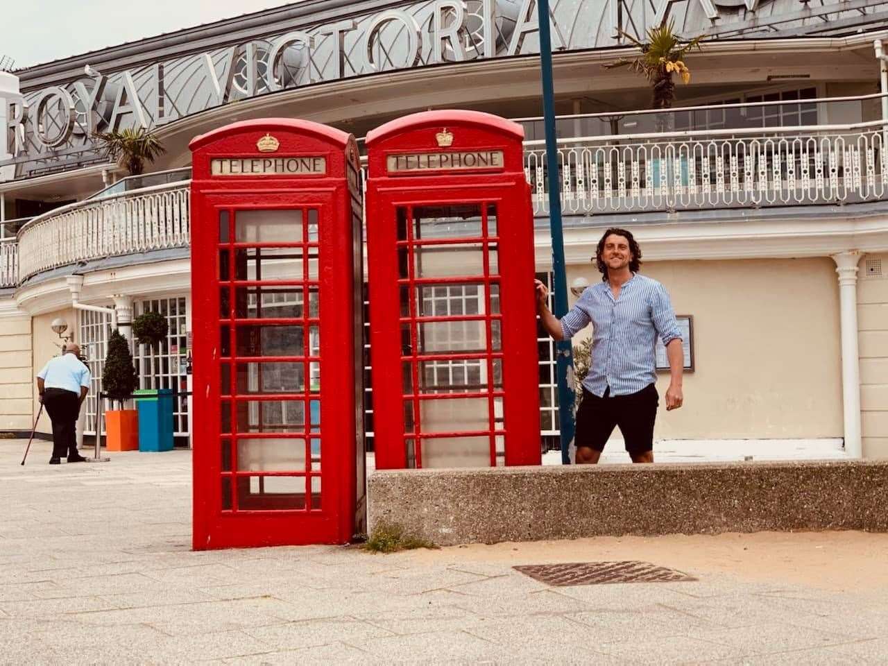 Ring Ring ice cream parlour is set to open in an old phone box on Ramsgate seafront. Picture: Danny Montila