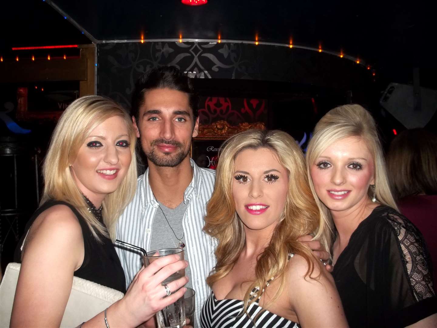 Made in Chelsea star Hugo Taylor meets fans at Strawberry Moons nightclub in Maidstone in 2012. Picture: Rik Johnson