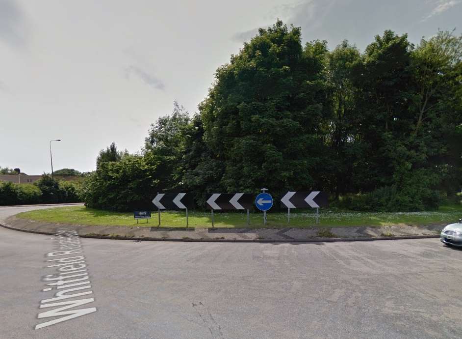 Whitfield roundabout. Picture: Google street view