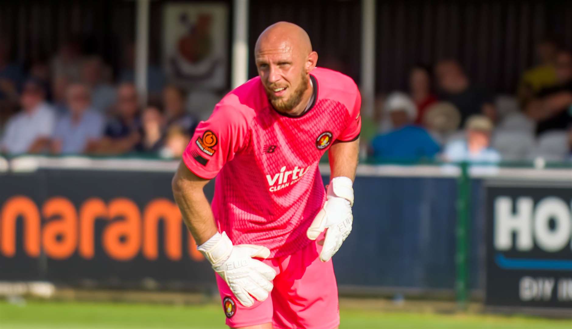 Mark Cousins. Wealdstone v Ebbsfleet United, National League, 10 September 2023. Picture: Ed Miller/EUFC