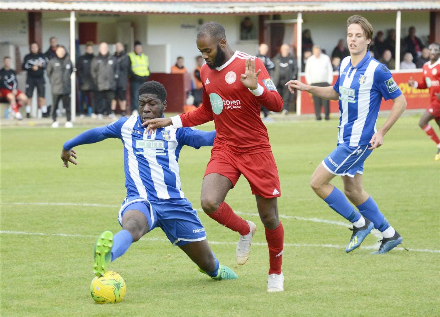 Zak Ansah has been unstoppable since signing for Hythe Picture: Paul Amos
