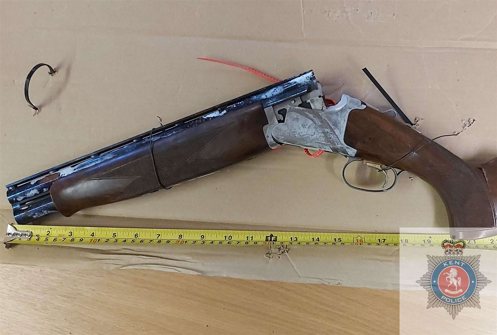 The shotgun. Picture: Kent Police
