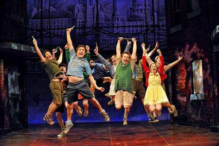 The cast of Blood Brothers