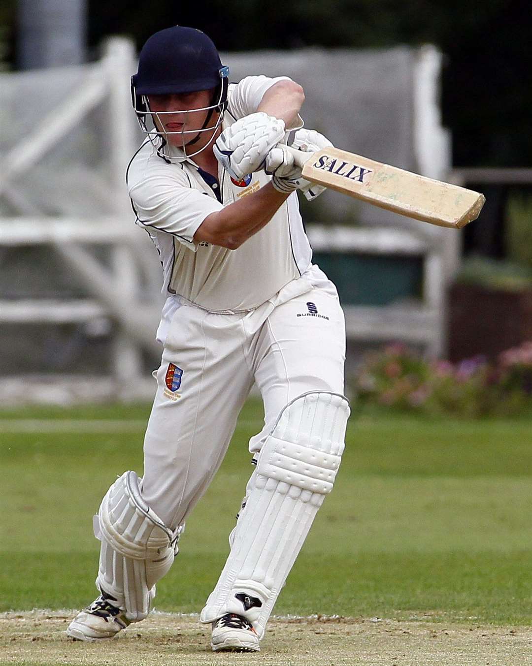 Jan Gray was Sandwich's next-best batsman against Sevenoaks, scoring 14 after taking five wickets. Picture: Sean Aidan