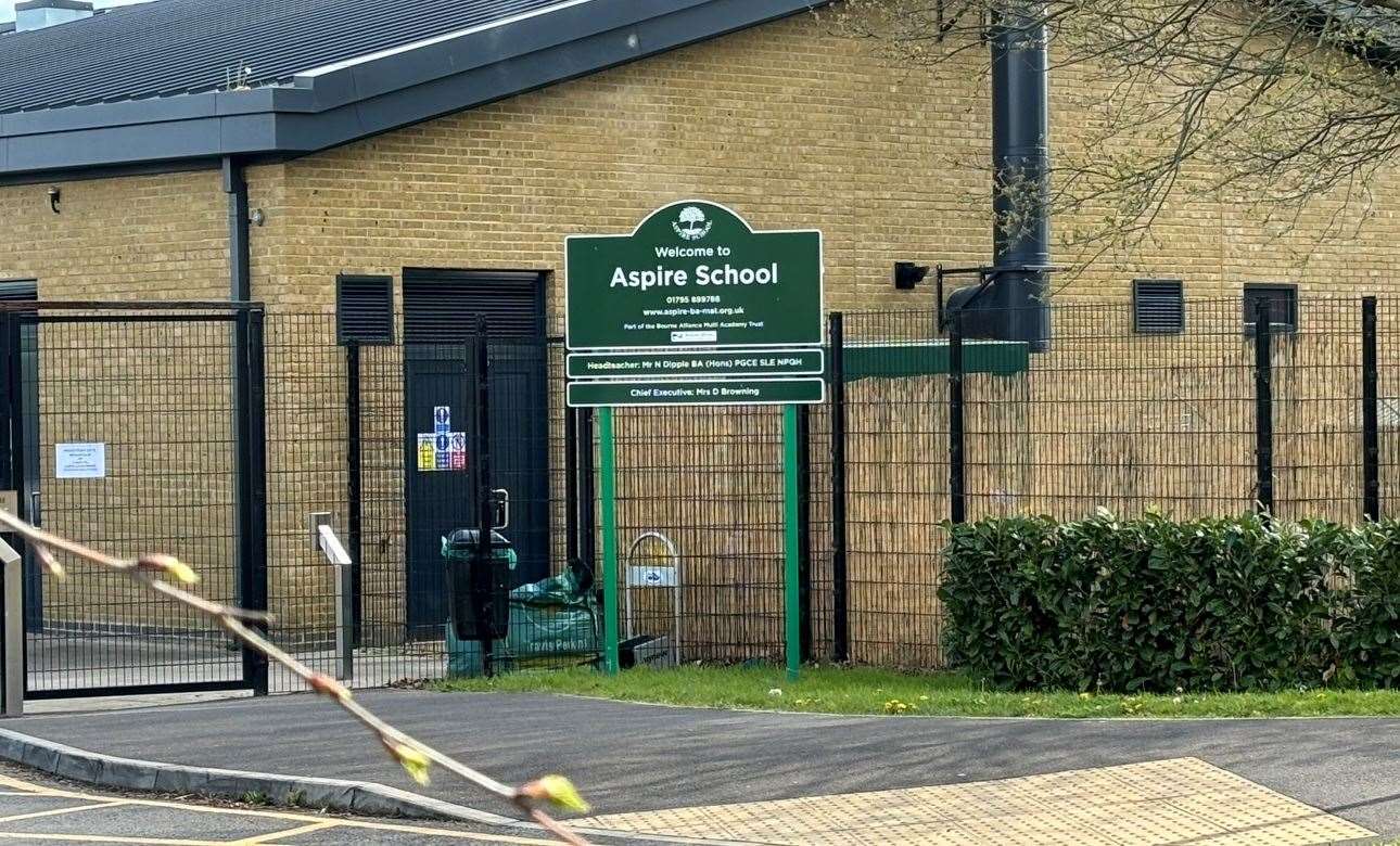 Aspire School in Sittingbourne has called for parking restrictions. Picture: Joe Harbert