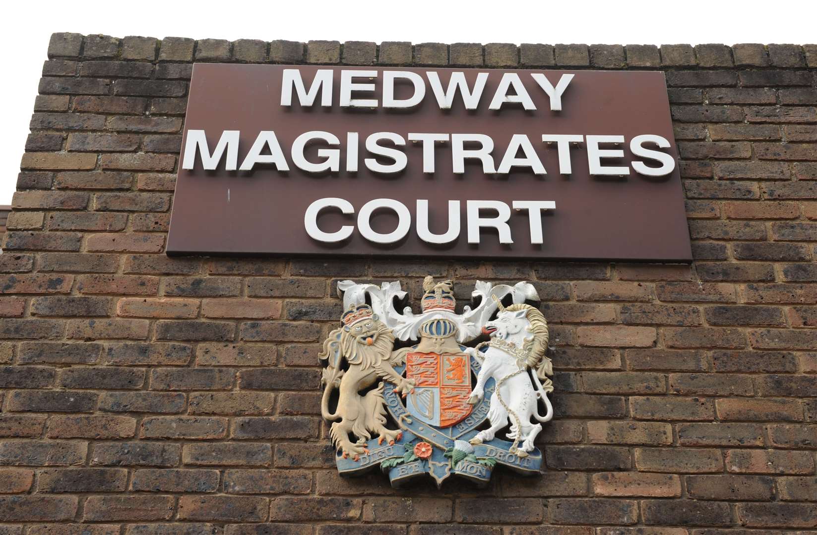 Racist Robin Wayne appeared at Medway Magistrates' Court