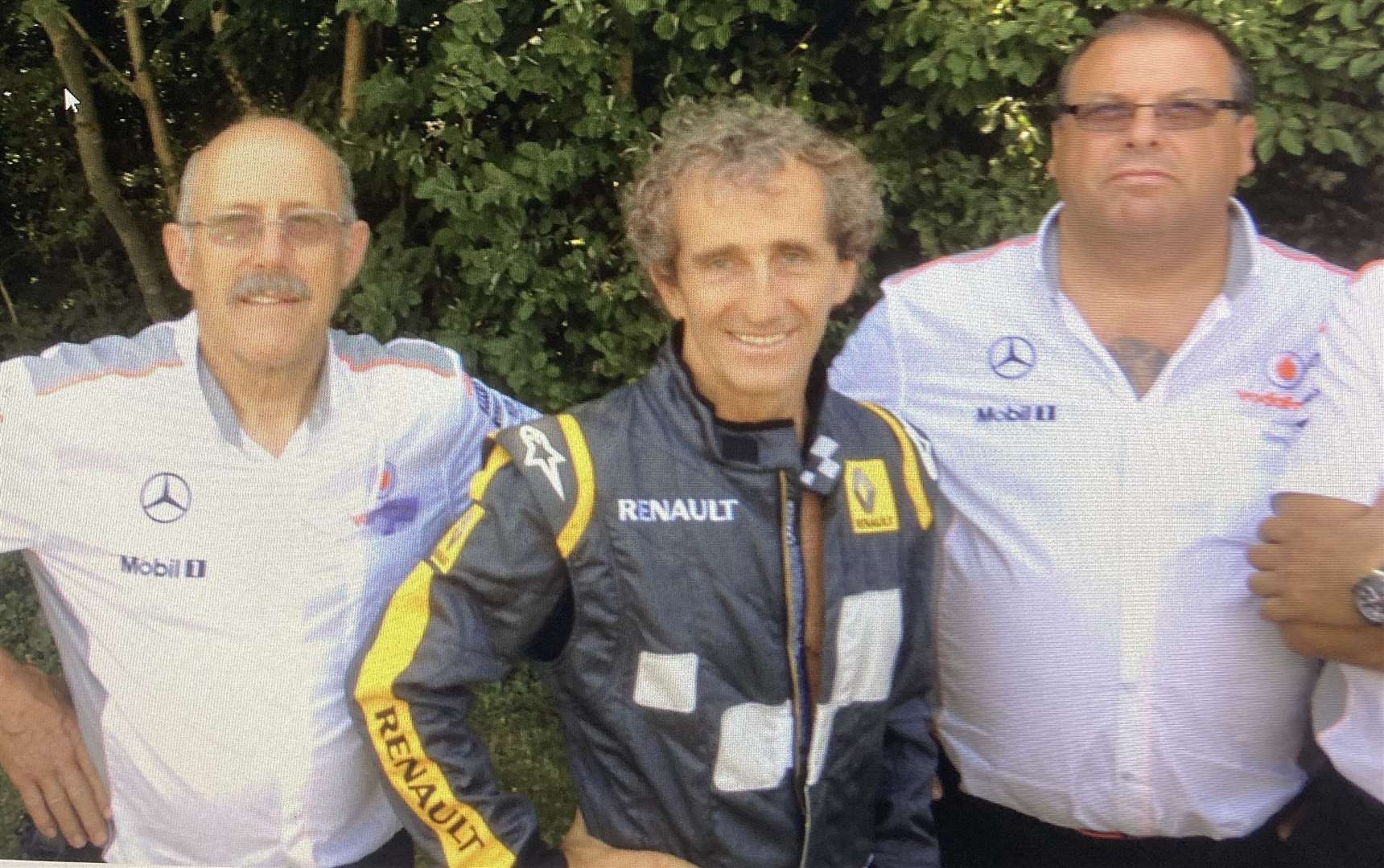 With French champion Alain Prost