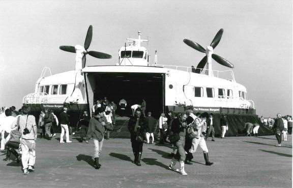 Princess Margaret ventures to the Goodwin Sands