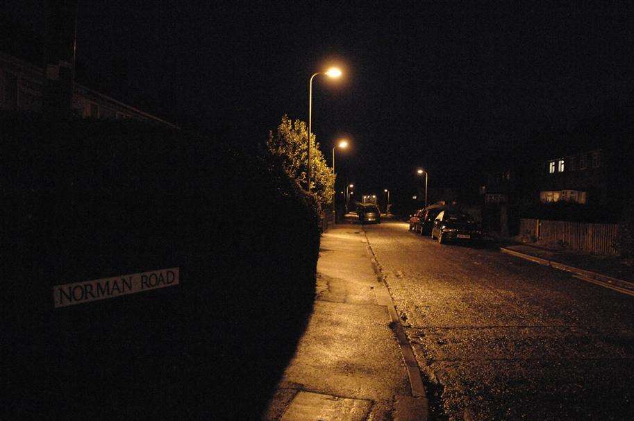 Scene of one of the sex attacks in Norman Road